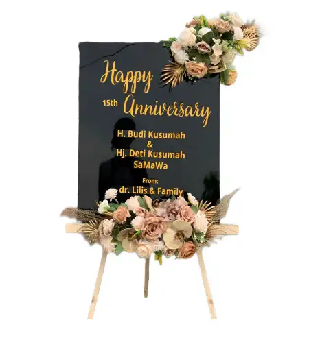 Papan Bunga Akrilik Jambangan